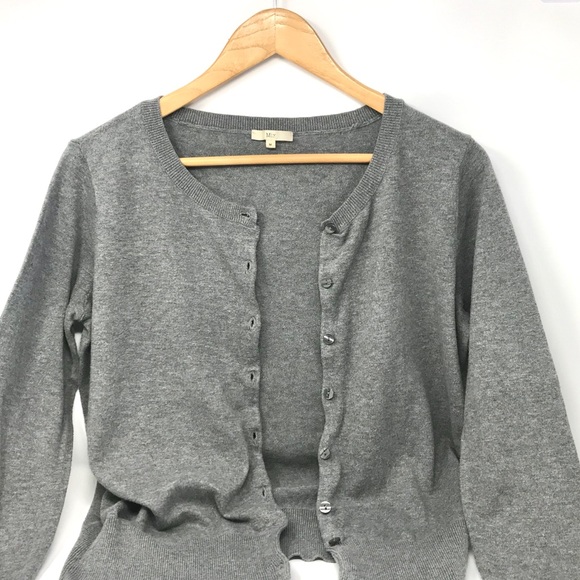 Mix Gray Cardigan - Picture 4 of 7